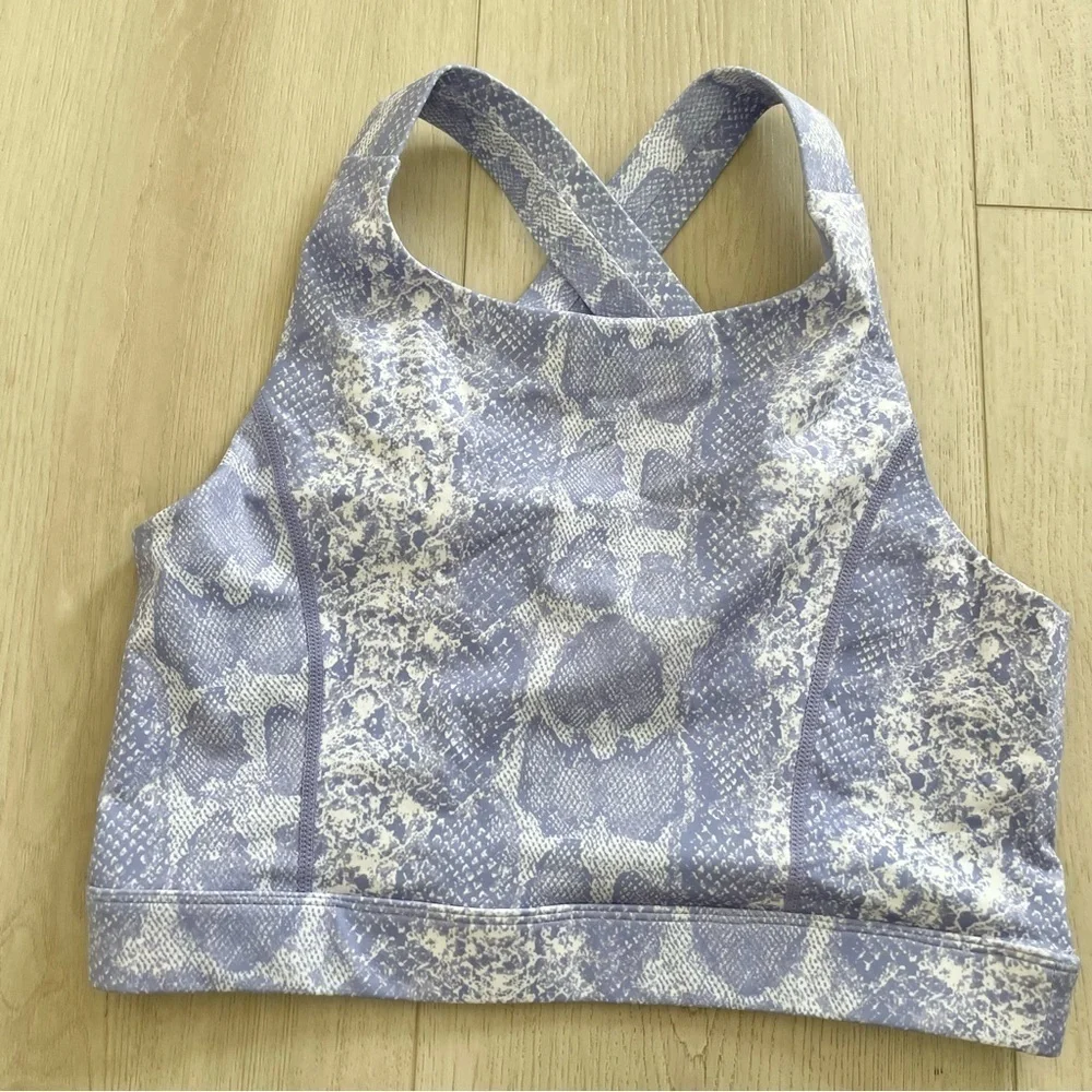 NEW Glyder Full Force Bra Lilac Snake